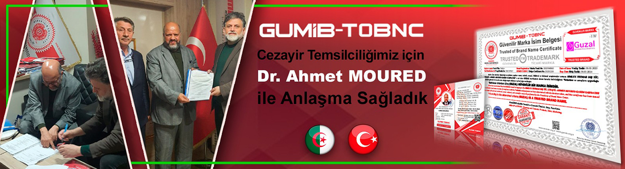 GUMİB-TOBNC Cezayir Temsilciliğimiz için Dr  Ahmet MOURED ile Anlaşma Sağladık